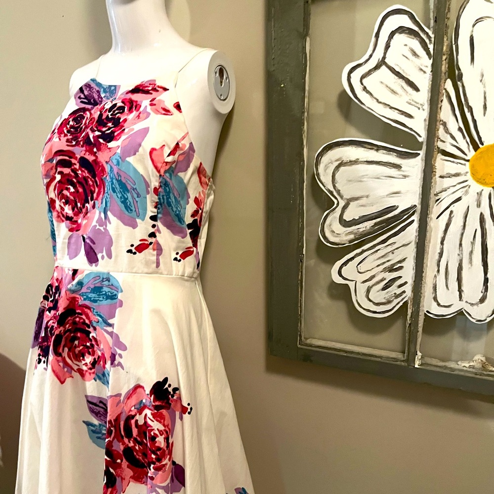 Bailey blue floral sundress